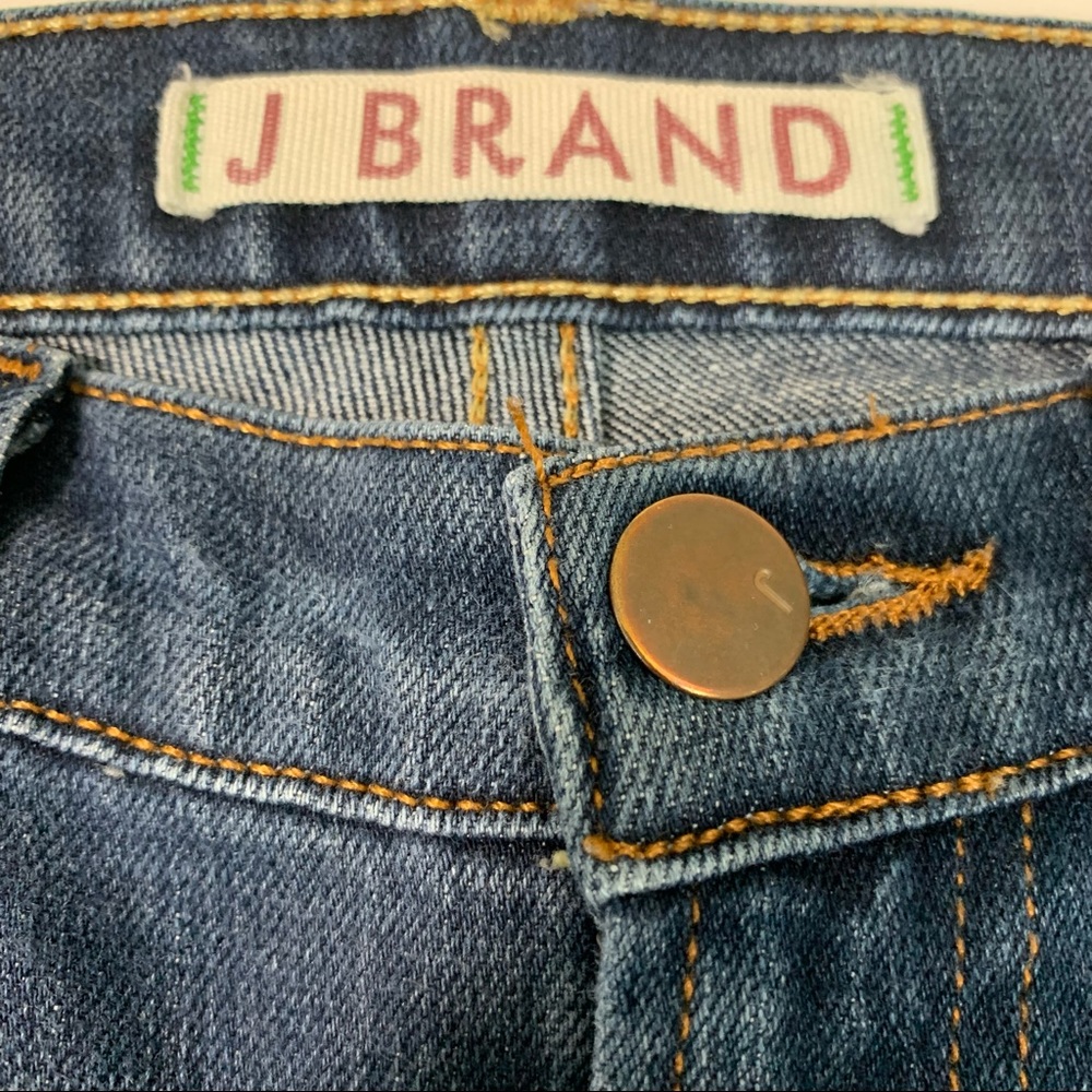 J BRAND Jeans Ankle Length cropped Medium Wash Sz 26 - Picture 6 of 9